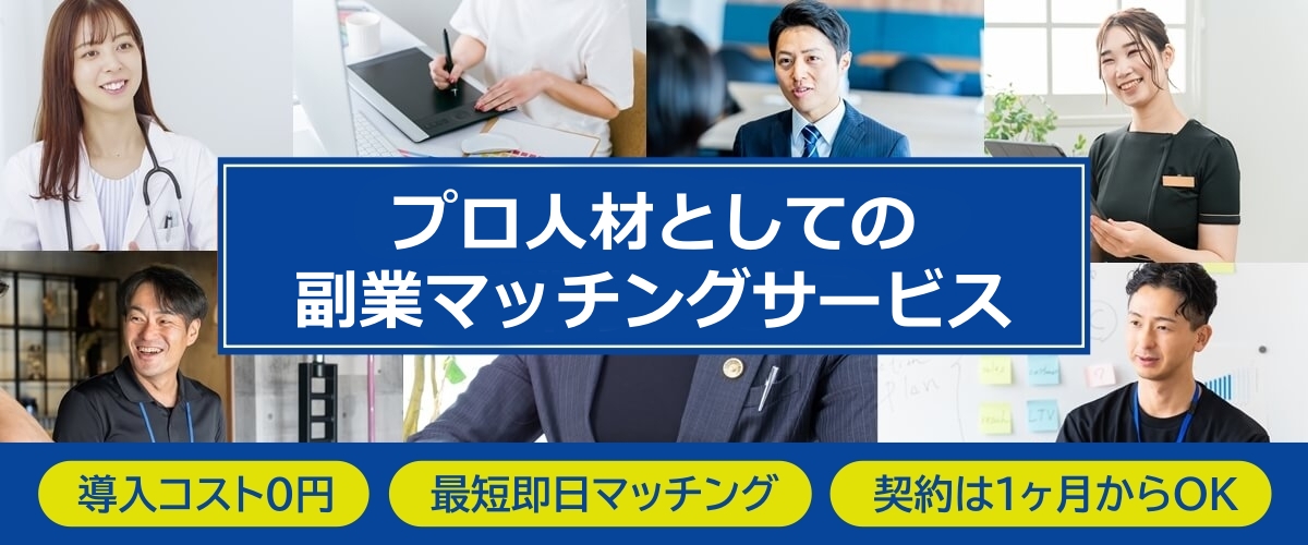 Biz Hits副業マッチングサービスのヘッダーバナー